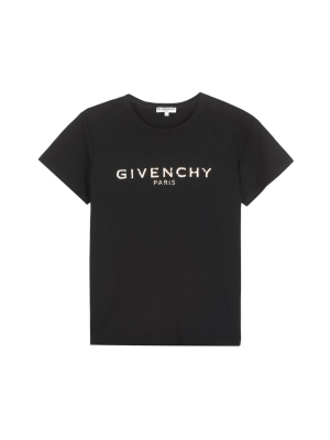 Givenchy Kids Logo Printed T-shirt