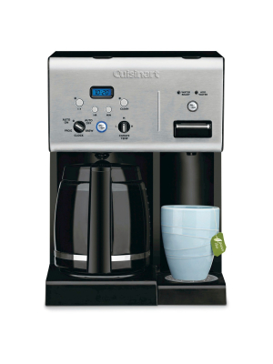Cuisinart Coffee Plus 12-cup Programmable Coffeemaker & Hot Water System - Stainless Steel - Chw-12p1