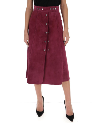 Prada Button-up A-line Skirt