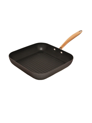 Berghoff Ouro Black 10" Hard Anodized Grill Pan