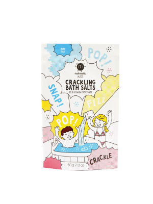 Crackling Colored Bath Salts: Blue