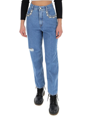 Golden Goose Deluxe Brand Pocket Embellished Jeans