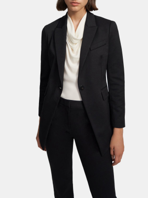 Etiennette Blazer In Piqué Cotton