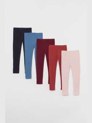 5-pack Jersey Leggings