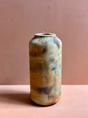 Limited Edition Hand-dyed Vases | Ecru Marble Dye
