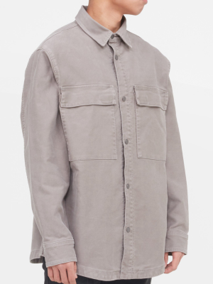 Fear Of God: Corduroy Shirt Jacket [grey]