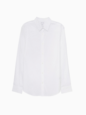 Stretch Cotton Button-down Shirt