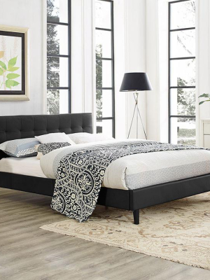 Linda Queen Vinyl Bed Frame