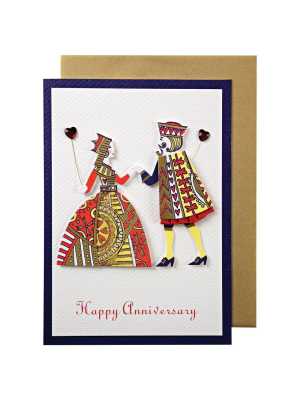 King & Queen Anniversary Card