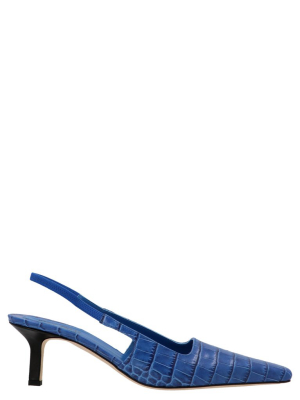 Paris Texas Embossed Slingback Pumps