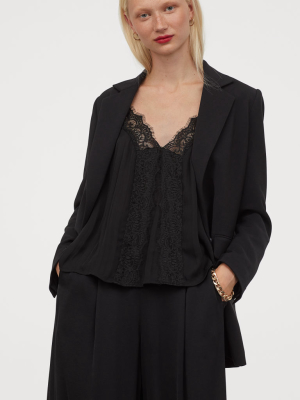 Camisole Top With Lace
