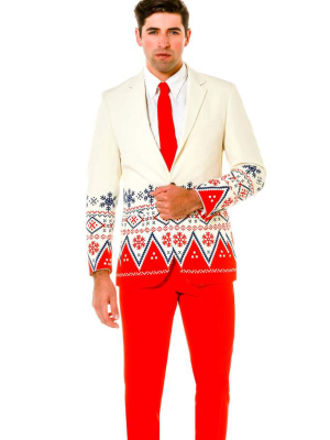 The Creamy Kin Creators | White Nordic Christmas Suit