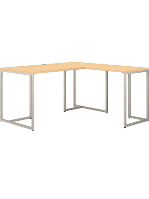 Office By Kathy Ireland Method 60 L-shaped Desk W/30 Return Natural Maple Mth004ac