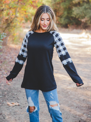 The Scarlett Top - Plaid