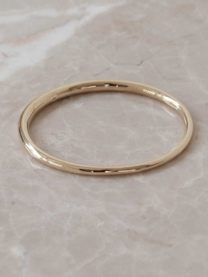 Ursa Major Simple Tapered Bangle Bracelet: Brass