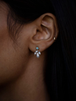 Opal And Pearl Cloudburst Earrings