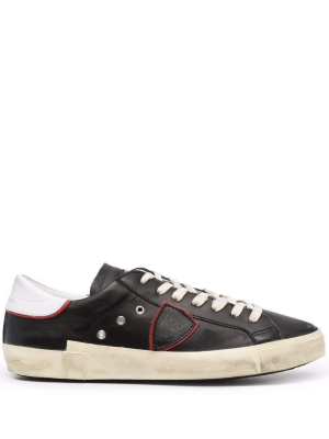 Philippe Model Panelled Low-top Sneakers