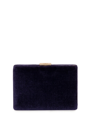 Anya Hindmarch Velvet Clutch Bag