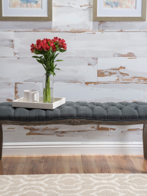 Tassia Tufted Bench - Christopher Knight Home