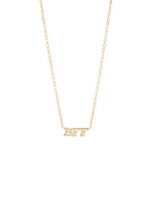 14k Itty Bitty Bff Necklace