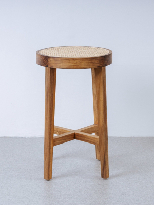 Jeanneret Round Counter Stool