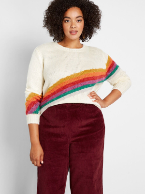 Rainbow Request Pullover Sweater