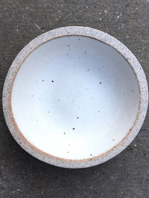 Stillness Sos (mini Stillness Bowl) | 3.5" X 1" | Greystone/snow White