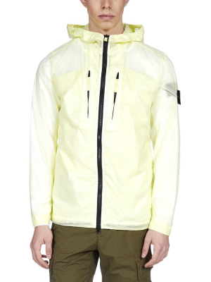 Stone Island Logo Patch Hooded Jacket