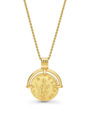 Lucy Williams Roman Arc Coin Necklace