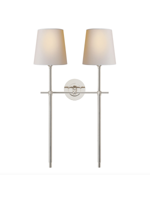 Bryant Large Double Tail Sconce