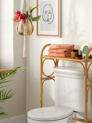 Rattan Toilet Shelf Tan - Opalhouse™