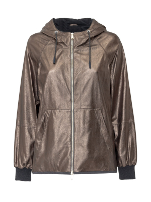 Brunello Cucinelli Zip-up Hooded Jacket