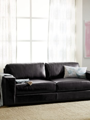 Urban Leather Sleeper Sofa