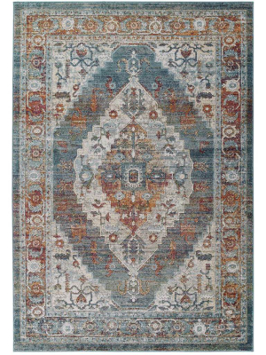 Topsfield Medallion Area Rug Multicolored