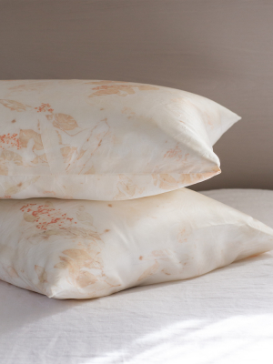 Botanically Dyed Silk Pillowcase