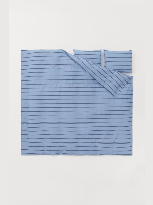 Striped Duvet Cover Set