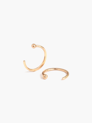 Melissa Joy Manning® 14k Gold Hug Hoop Earrings