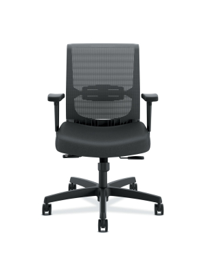 Hon Convergence Chair Black Fabric/black Plastic Cmy1aur10