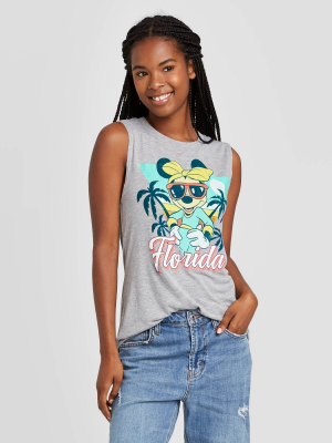 Women's Disney Graphic Tank Top - Gray