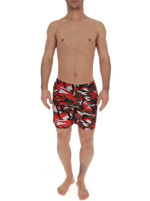 Prada Camouflage Swim Shorts