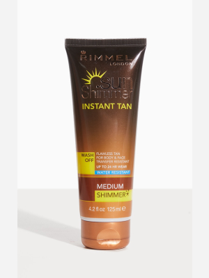Rimmel Water Resistant Instant Tan Medium Shimmer