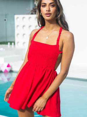 Sun Kissed Dress Red