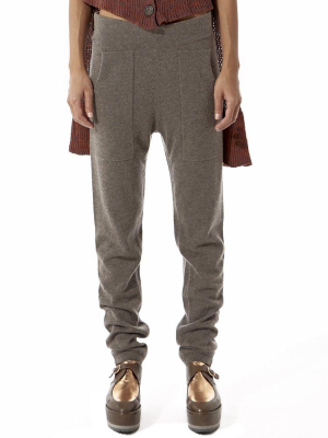 Wool Fine-knit Jogger (f16.183 Otter)