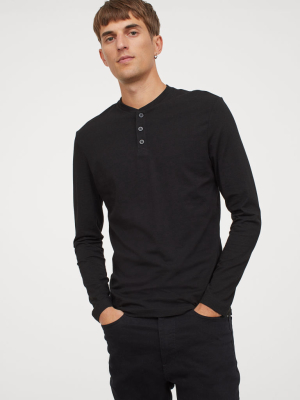 2-pack Slim Fit Henley Shirts