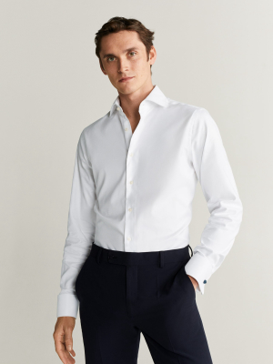 Slim Fit Tailored Cotton Shirt