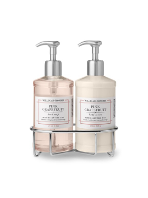 Williams Sonoma Pink Grapefruit Hand Soap & Lotion, Deluxe 5-piece Set