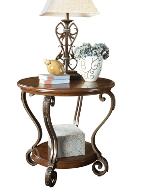 Nestor End Table Medium Brown - Signature Design By Ashley