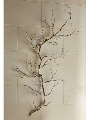 Twig Wall Art - Nickel