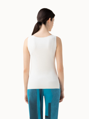 Scoop Neck Knit Tank