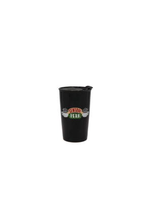 Friends 10oz Ceramic Central Perk Travel Mug - Silver Buffalo